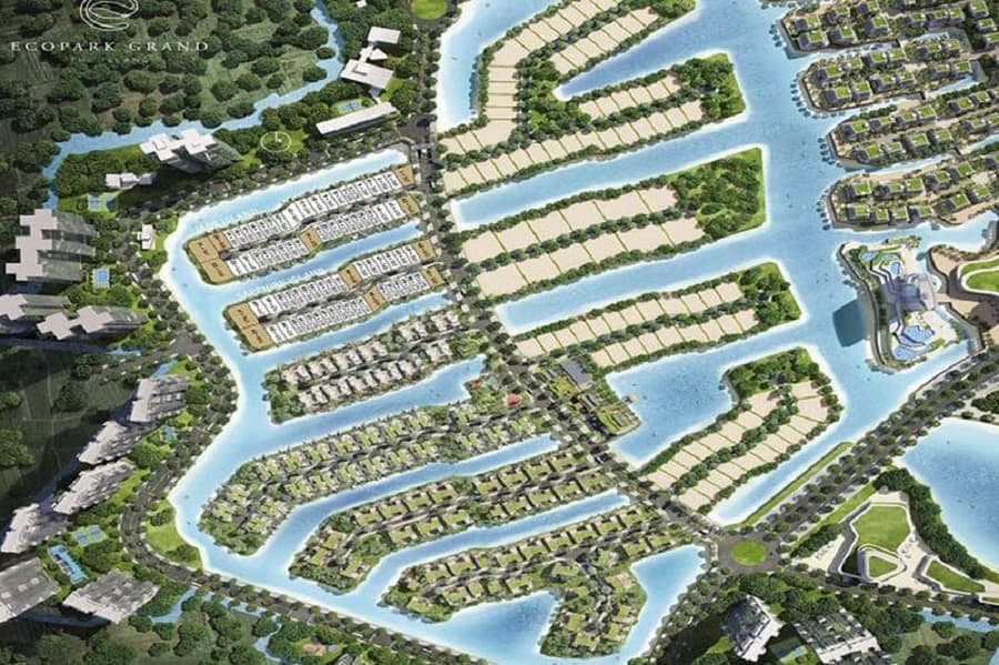 Chadwick Hà Nội sẽ nằm trong Khu đô thị Ecopark, liền kề khu biệt thự đảo Ecopark Grand – The Island.